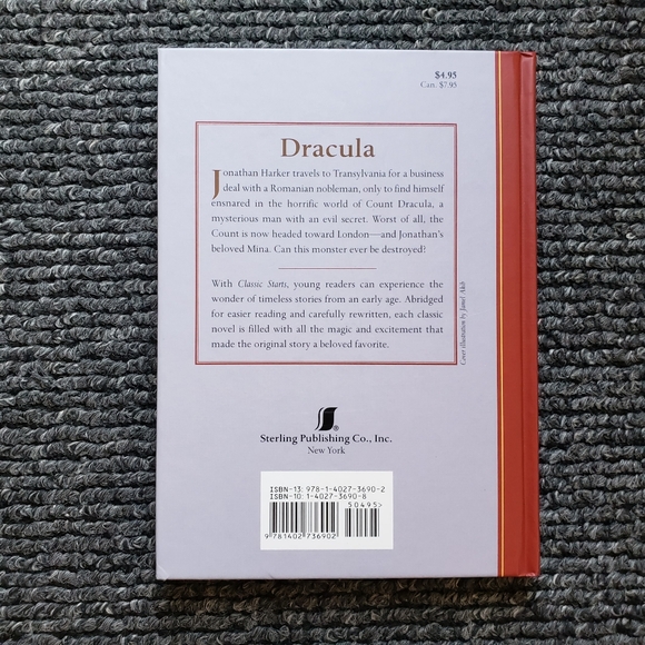 Classic Starts "Dracula" By Bram Stoker Tania Zamorsky New - Picture 2 of 9